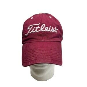 Titleist Michigan State Maroon Adjustable Baseball Ball Cap Hat Grundgy